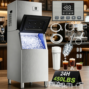 Coldstar Commercial Square <b>Ice</b> Maker 180Kg Per 24H Air Cooling Stainless Steel <b>Ice</b> Block <b>Machine</b> 220V For Restaurant And Food Se - Product Image 4