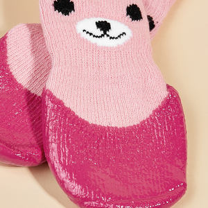 हॉट सेल कॉटन स्ट्रैप नॉन स्लिप वाटरप्रूफ पालतू मोजे कुत्ते के बूट्स पालतू वर्षा बूट्स <span class=keywords><strong>4</strong></span> पीसी सेट - Product Image 2