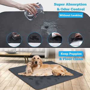 Không thấm nước Kiểm soát mùi tái sử dụng có thể giặt Dog Mat <span class=keywords><strong>Puppy</strong></span> đào tạo WC Wee PEE <span class=keywords><strong>Pads</strong></span> cho chó Pet - Product Image 4