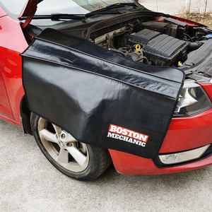 Venta Directa de Fábrica, Cubierta Magnética para Guardabarros de Coche, <span class=keywords><strong>Vinilo</strong></span> y Fieltro Negro de 0.8mm, 88x63cm, para <span class=keywords><strong>Abarth</strong></span> 124 Spider - Product Image 6