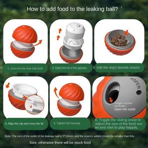 Nouveau jouet de puzzle de balle de fuite électrique pour animaux de compagnie en plastique écologique dents molaires auto-cicatrisantes résistantes aux morsures pour chats et chiens - Product Image 4