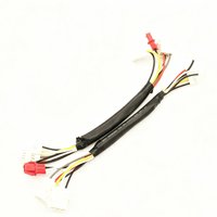 Kabel Harness Kustom Dengan Konektor Plastik Pengunci Putih & Merah untuk Sambungan Sirkuit Internal Peralatan Rumah Tangga Pendingin