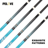 Queue de billard en fibre de carbone de haute qualité de 12,5 mm, 2 pièces, 58 pouces, avec logo personnalisé, vente en gros d'usine