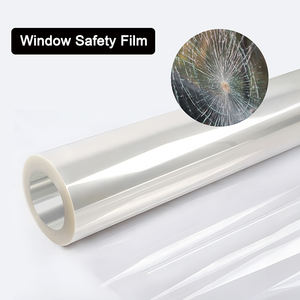 Película de Seguridad Transparente Antiexplosión para Ventanas de Edificios, 2 Mil 1.52*30M, Película Protectora de Vidrio PET, Película Tintada para el Hogar - Product Image 1