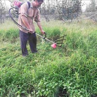 Désherbeuse thermique 45CC à deux temps, à dos, pour une coupe efficace des mauvaises herbes et de l'herbe, pièces de machine de coupe.