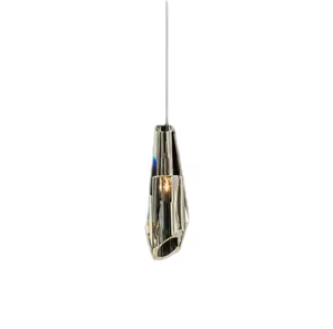 Zèle éclairage nordique cuivre créatif chambre chevet lumière luxe cristal pendentif lustre - Product Image 1