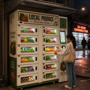 Distributore Automatico Refrigerato 24H per Frutta e Verdura Winnsen Farm Direct, <span class=keywords><strong>Self</strong></span>-<span class=keywords><strong>Service</strong></span> per Esterni - Product Image 2