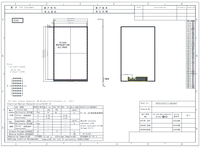 Module d'affichage LCD TFT vertical 10,1 pouces 1024x600 800x1280 IL RGB 40 broches, panneau d'écran LCD