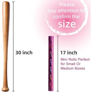 Yarcony Pink Heart <b>Wrapping</b> <b>Paper</b> 17 In X 33 Ft Holographic Metallized Gift Wrap For Birthday - Product Image 3
