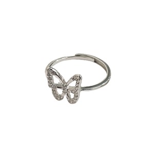 Silver Ruitai S925 Sterling Silver Butterfly <b>Open</b> <b>Ring</b> For Women Korean Style Dongdaemun Jewelry Everyday Wear - Product Image 5