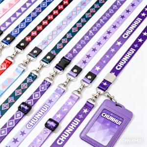 מותאם אישית lanyard טלפון ידידותי לסביבה לאירועים בכנסים מזהה כרטיסי שם-כרטיס מותאם אישית פוליאסטר/ניילון - Product Image 6