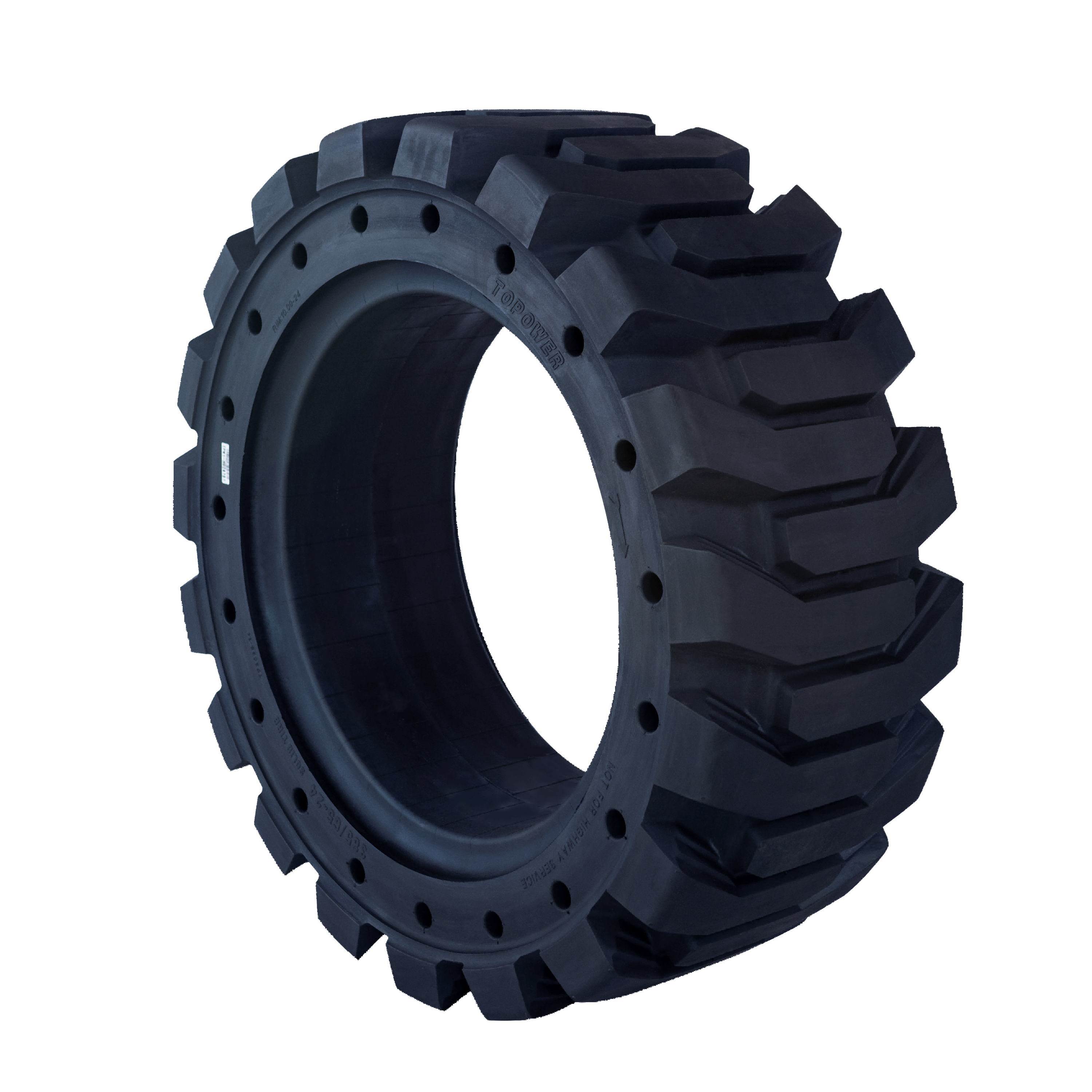 Direct Sale Solid Tires 27x12-15 26x12-16 Common Use High Off the Road Wheel of Skid Steer Loader Telehandler AWP OTR Tyre