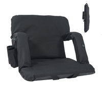 Sièges de stade chauffants portables, coussin inclinable avec accoudoirs, 6 sièges de stade réglables pour les gradins