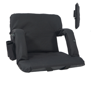Portable Heated Stadium Seats <strong>Cushion</strong> Reclining <strong>Chair</strong> Armrest With 6 Adjustable Outdoor Stadium <strong>Chairs</strong> For Bleachers