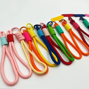 Colorful Nylon Woven Cell Phone Strap Wristlet Keychain Lanyard Water Bottle Strap