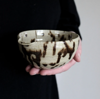 Ensemble de bols à matcha écologiques personnalisés / Chawan en céramique marbrée fait main / Poterie nordique