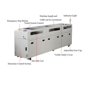 Полностью автоматический 220 В PCB параллельный переводной затвор конвейер 2-в-1 Прецизионный Многофункциональный конвейер - Product Image 5