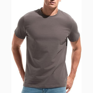 T-shirts pour hommes de haute qualité, coupe ajustée, respirants, séchage rapide, jersey 220g, 100% coton, anti-rétrécissement, manches courtes, fabriqués au Pakistan - Product Image 3