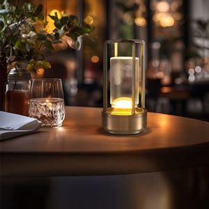 Morden Creative Night <b>Lights</b> <b>LED</b> Table Lamp Rechargeable <b>Touch</b> Dimming Night <b>Light</b> Restaurant Bedroom Home Outdoor Decor - Product Image 5