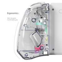 Le nouveau contrôleur BT transparent 8 couleurs LED de respiration et fonction Turbo pour Switch KS 40