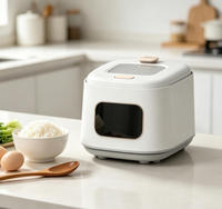 Cuisinière à riz électrique compacte de 3 L, légère et portable pour les étudiants et les célibataires