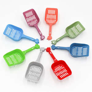 Vente chaude Portable Pratique Évidé Chat Litière Pelle Merde Ramasser Et Nettoyer Les Chats De Compagnie Pelle Scoop - Product Image 1