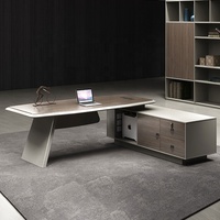 Bureau de direction moderne 2021 avec un style nord-européen, nouveau design, mobilier de bureau convertible en MDF