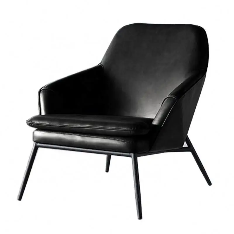 현대적인 디자인 이탈리아 라이프 스타일 밀라노 PU 폼 덮개를 씌운 가죽 거실 레저 의자 가구 식당 의자