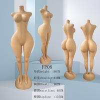 Mannequin Femme Afrique Grande Taille Courbe BBL Hanches Poitrine en Plastique Couleur Chair Corps Entier Mannequin pour Guangzhou