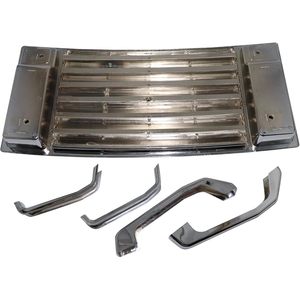 Grille de ventilation de capot Royal Sun, chromée, compatible avec Hummer H2 25928163 - Product Image 2