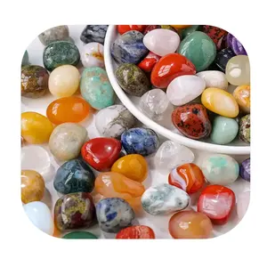 Venda quente por atacado Vários materiais naturais pedra queda Alta qualidade cristal cura pedra queda para decoração