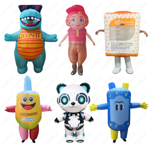 Disfraz Inflable Divertido Personalizado de Comida Rápida, Conjunto de Hamburguesa Gigante, Papas Fritas y Refresco, Traje Inflable para Promoción de Restaurantes, Eventos, Marketing y Mascotas - Product Image 4