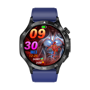 2024 GT381 Smart ECG Watch 1,43 pulgadas Amoled pantalla táctil completa cuero SOS llamada de emergencia monitoreo de temperatura aplicación sincronización correo electrónico - Product Image 6