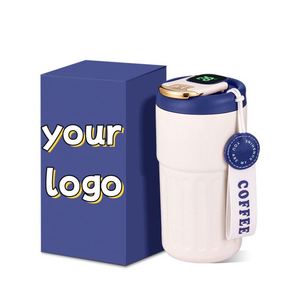 Wholesale Car Smart Coffee Cup Display Temperature Vacuum Coffee Mug 316 Stainless Steel <b>Thermo</b> Tumbler Water <b>Bottle</b> - Product Image 1