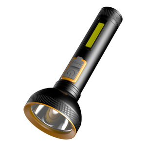 Lampe latérale Cob en alliage d'aluminium, lampe de poche 5W rechargeable, haute intensité, portable, pour usage domestique et extérieur, avec chargeur - Product Image 2