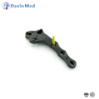 Plaque TPLO en titane médical pour implants orthopédiques vétérinaires, système de fixation pour réparation du ligament croisé du chien avec scie TPLO