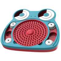KINYU-Tapis à lécher en silicone personnalisable en forme de grenouille de luxe IQ Interactive Dog Treat Training Puzzle Games Feeder