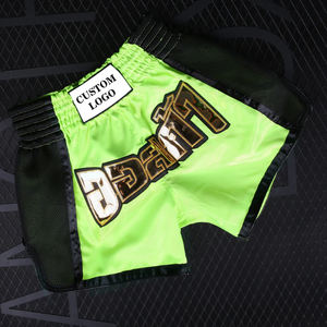 กางเกงขาสั้นไทยกางเกงมวยไทยทำจากโพลีเอสเตอร์ออกแบบโลโก้ได้ตามต้องการ - Product Image 2