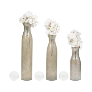 Set di 3 Vasi in Vetro Decorativi Moderni per Tavolo e Arredamento Casa - Product Image 2