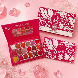 Paleta <span class=keywords><strong>de</strong></span> Sombras <span class=keywords><strong>de</strong></span> Ojos SHEGIVM MARRA <span class=keywords><strong>de</strong></span> 18 Colores, Mate, Brillante, con Destellos, Tonos Cálidos, Alta Pigmentación, Larga Duración, Maquillaje <span class=keywords><strong>de</strong></span> Ojos con Acabado Brillante - Product Image 2