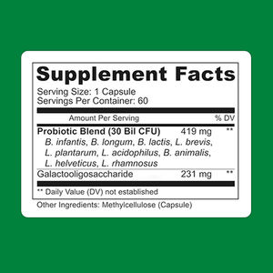 Prebiótico probiótico que estimula el estado de ánimo personalizado de primera calidad, apoya la salud digestiva, reduce la irritabilidad, regula el estrés estomacal - Product Image 2