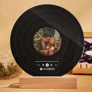 Cá Nhân Âm Nhạc Mảng Bám Ánh Sáng Lên Acrylic Bài Hát Mảng Bám Tùy Chỉnh Bài Hát Album Tùy Chỉnh Ghi Âm LED Âm Nhạc Ánh Sáng Ban Đêm - Product Image 6