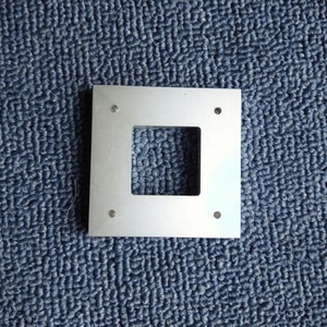 Modern Design Square Aluminum Mini Cabinet <strong>Door</strong> <strong>Knob</strong> 65X65mm Satin Painted for Glass Wooden <strong>Door</strong> T=8mm 65X65mm Square <strong>Door</strong> - Product Image 5