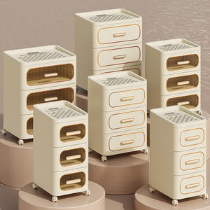 Gabinete <span class=keywords><strong>de</strong></span> baño <span class=keywords><strong>de</strong></span> 5 capas <span class=keywords><strong>de</strong></span> plástico, armarios <span class=keywords><strong>de</strong></span> almacenamiento con cajones <span class=keywords><strong>para</strong></span> niños - Product Image 5