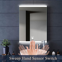 Interrupteur LED pour miroir à détection de mouvement par geste (Wave-to-Light), activation mains libres sans contact, variateur de luminosité