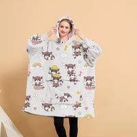 Vente en gros d'usine, couverture à capuche en polaire sherpa surdimensionnée, couverture à capuche en polaire sherpa surdimensionnée et moelleuse pour l'hiver, pour adultes