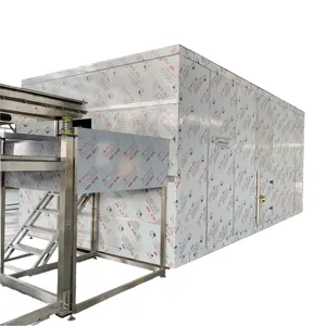 IQF Fluidized Bed Quick Freezer/Freeze Drying Equipment Frozen French Fries Machine