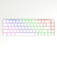 Vente flash Clavier mécanique filaire 68 touches 60% Clavier de jeu RGB 60% pour ordinateur PC avec rétroéclairage