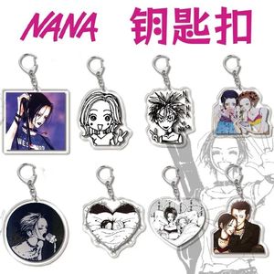 Dibujos animados Manga <span class=keywords><strong>NANA</strong></span> Osaki <span class=keywords><strong>Anime</strong></span> llavero Ai Yazawa Osaki Serizawa Reira figura llavero <span class=keywords><strong>anillo</strong></span> bolsa colgante joyería creativa regalos - Product Image 2