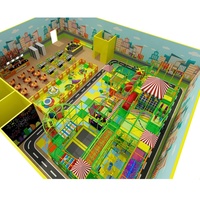 Combinaison personnalisée grand toboggan équipement de terrain de jeu intérieur